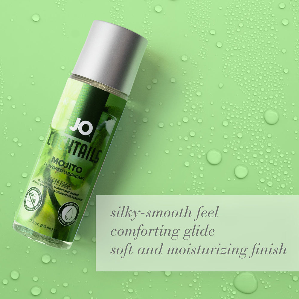 JO Cocktails Mojito Flavored Water-Based Lubricant 2 oz. - Fantasies Boutique