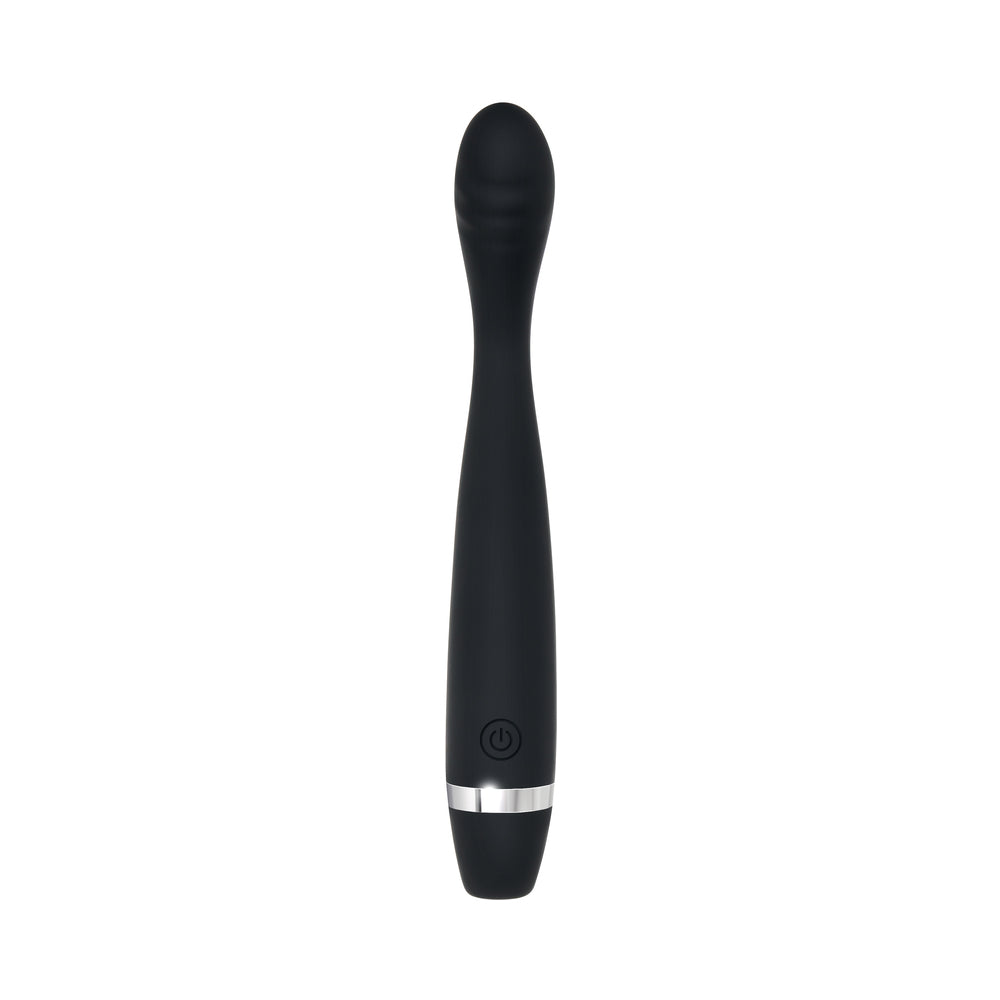 Evolved Skinny G Rechargeable Silicone Sli mline G-Spot Vibrator Black - Fantasies Boutique