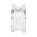 Rock Solid Convex Clear C Ring in a Clamshell - Fantasies Boutique