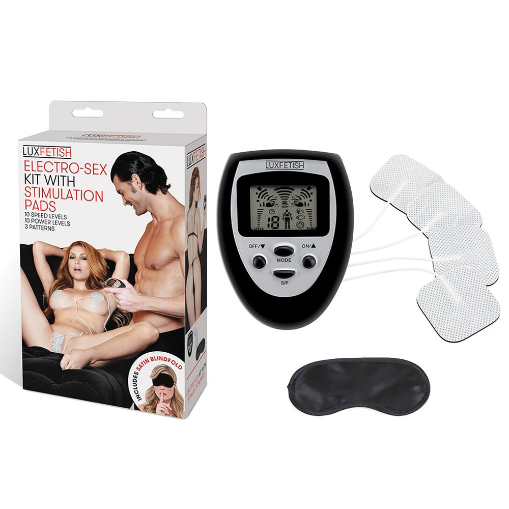 Lux Fetish Electro-Sex Kit with Stimulation Pads - Fantasies Boutique