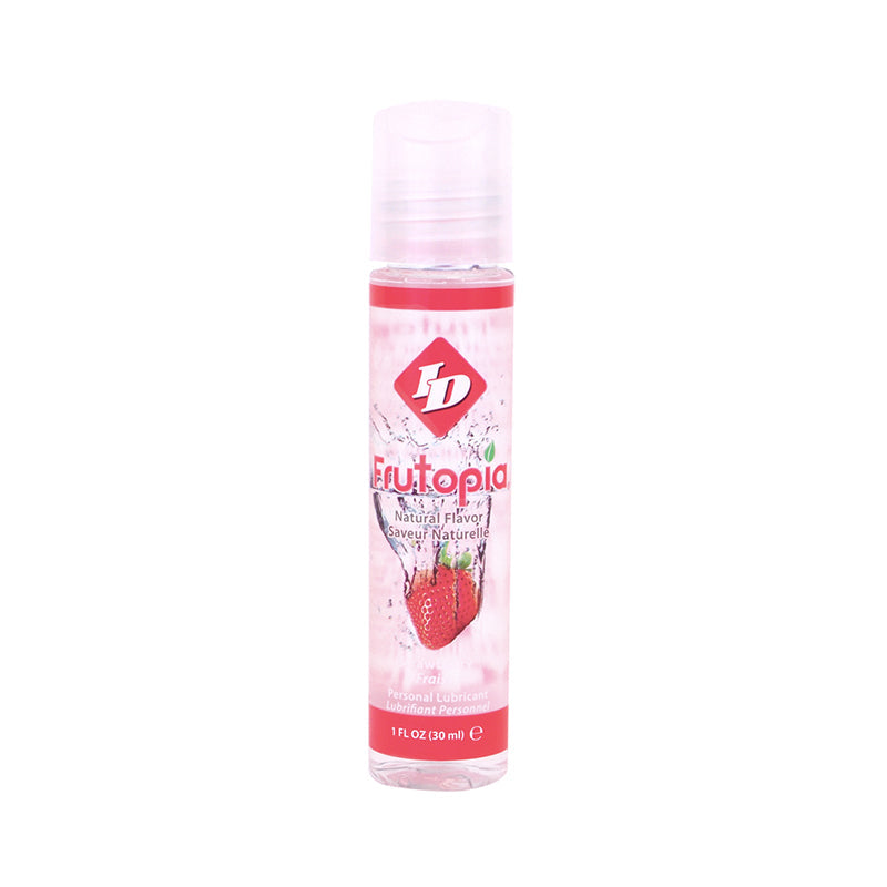 ID Frutopia Strawberry Flavored Lubricant 1 fl oz Pocket Bottle - Fantasies Boutique
