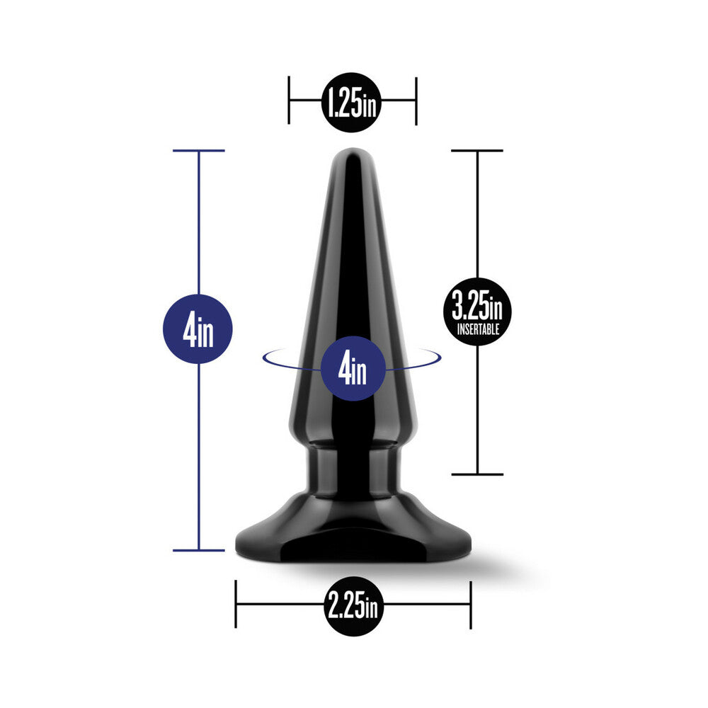 Anal Adventures Easy Plug Black - Fantasies Boutique