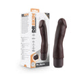 Dr. Skin Silicone Dr. Steve 7 in. Vibrating Dildo Brown