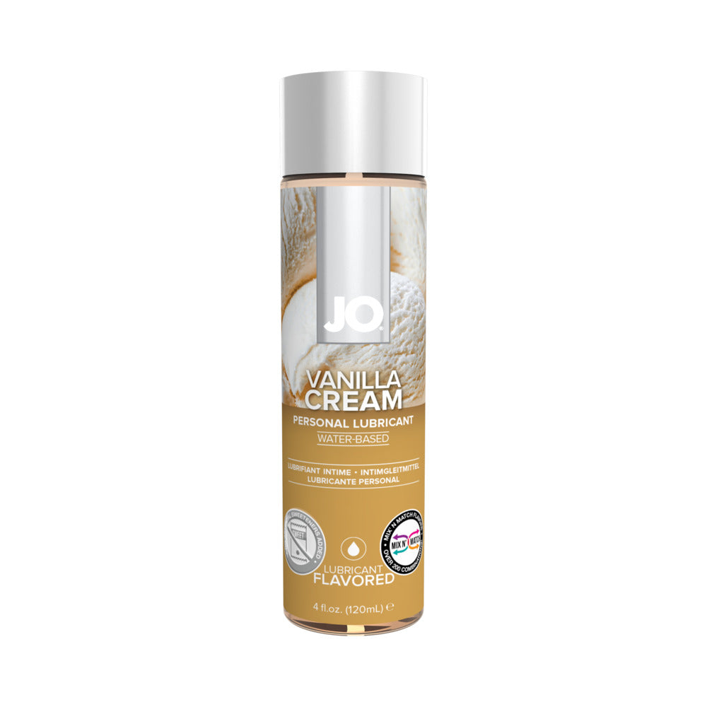 JO H2O Vanilla Cream Flavored Water-Based Lubricant 4 oz. - Fantasies Boutique