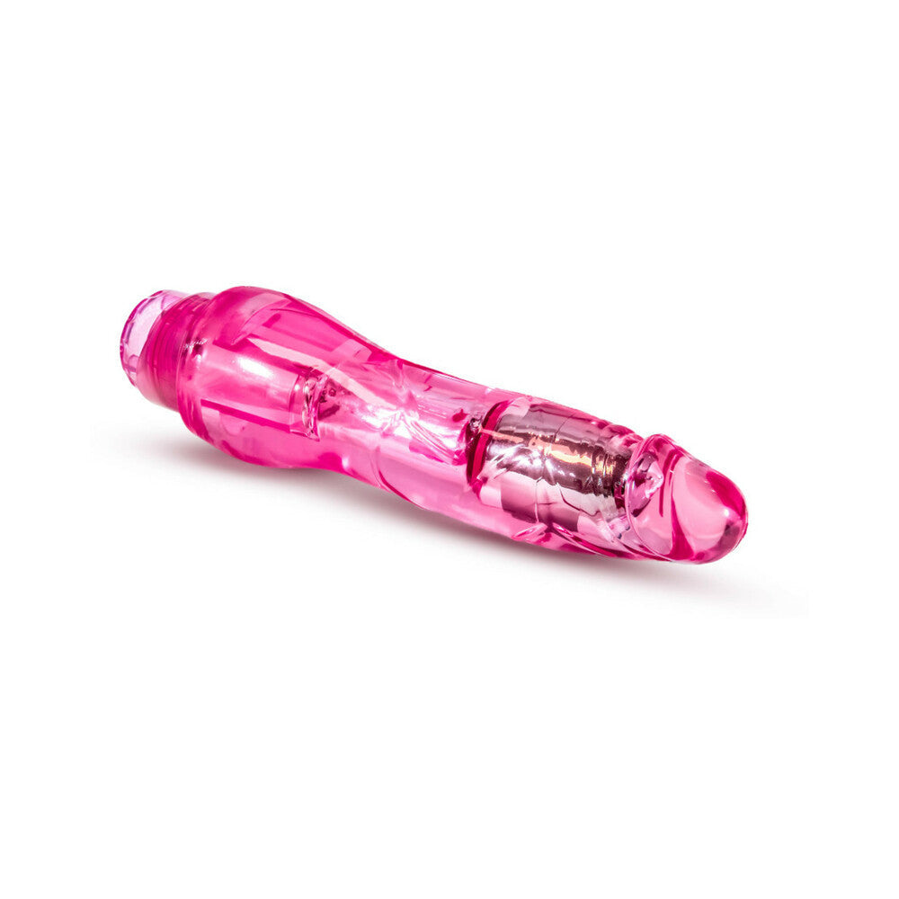 Naturally Yours Fantasy Vibe Realistic 8.5 in. Vibrating Dildo Pink - Fantasies Boutique