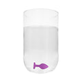 Ouch! Flexible Silicone Diamond Heart Butt Plug Purple Regular