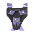 Dillio Adjustable 7 in. Strap-On Suspender Harness Set Purple - Fantasies Boutique