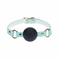 Ouch! International Paris Collection Silicone Ball Gag Blue