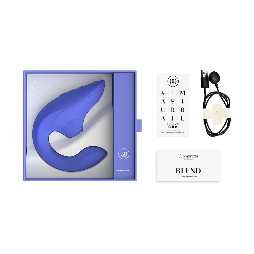 Womanizer Blend Vibrant Blue - Fantasies Boutique