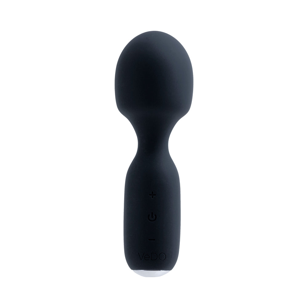 Vedo Wini Rechargeable Mini Wand Just Black - Fantasies Boutique