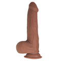 Realcocks Dual Layered Uncut Slider Fat Dick 9 in. Brown - Fantasies Boutique