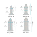 b-Vibe 4-Piece Anal Dilators Glass Plug Set - Fantasies Boutique