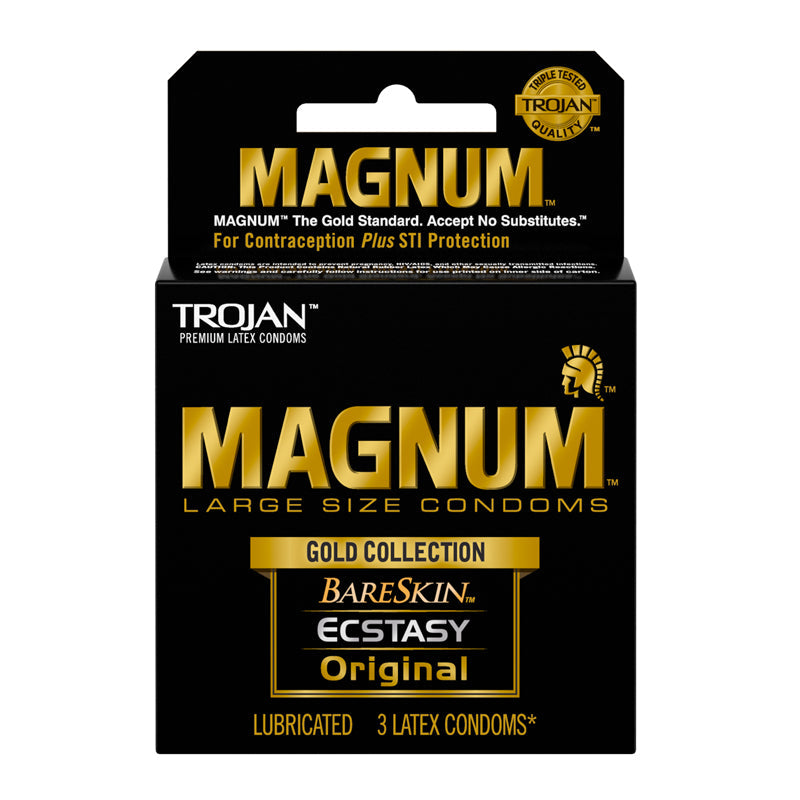 Trojan Magnum Gold Collection 3pk - Fantasies Boutique