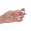 RealRock Crystal Clear 3.5 in. Anal Plug Clear - Fantasies Boutique