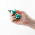 Rear Assets Metal Anal Plug Small Teal - Fantasies Boutique