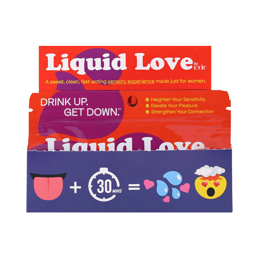 Liquid Love by Jouir Drink Up Get Down Sweet Sexual Supercharger 12-Pack Display