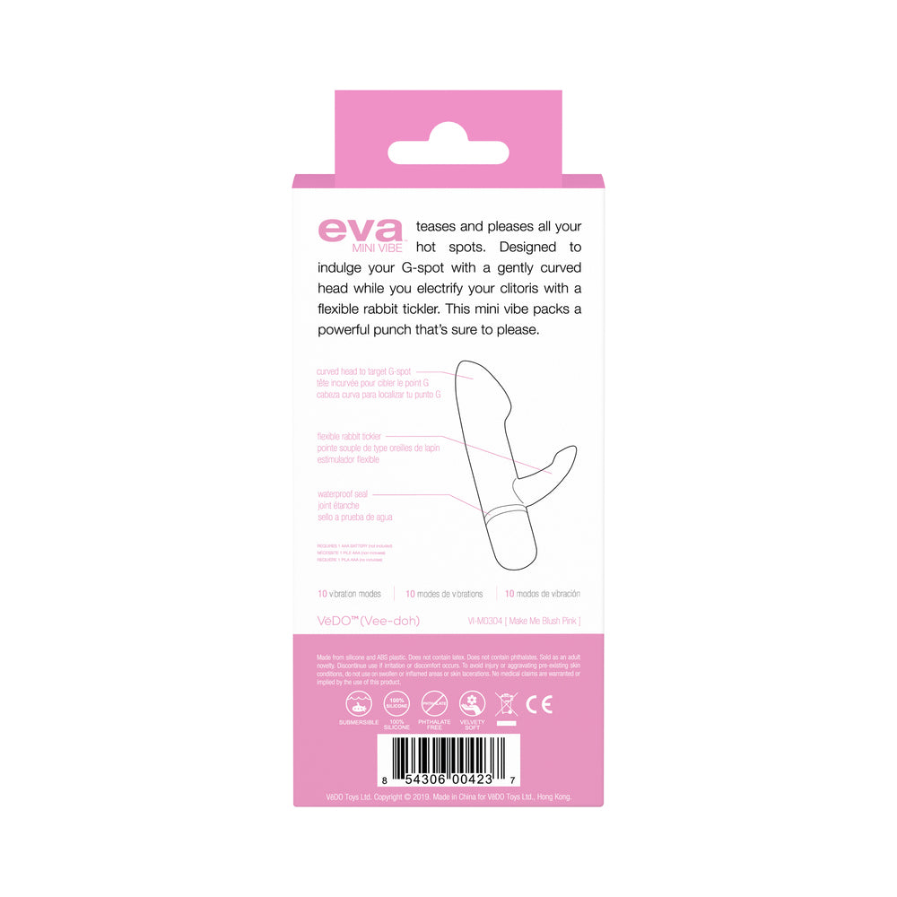VeDO Eva Mini Vibe Make Me Blush Pink - Fantasies Boutique