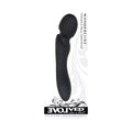 Evolved Wanderlust Rechargeable Dual-Ended Silicone Wand Vibrator Black - Fantasies Boutique
