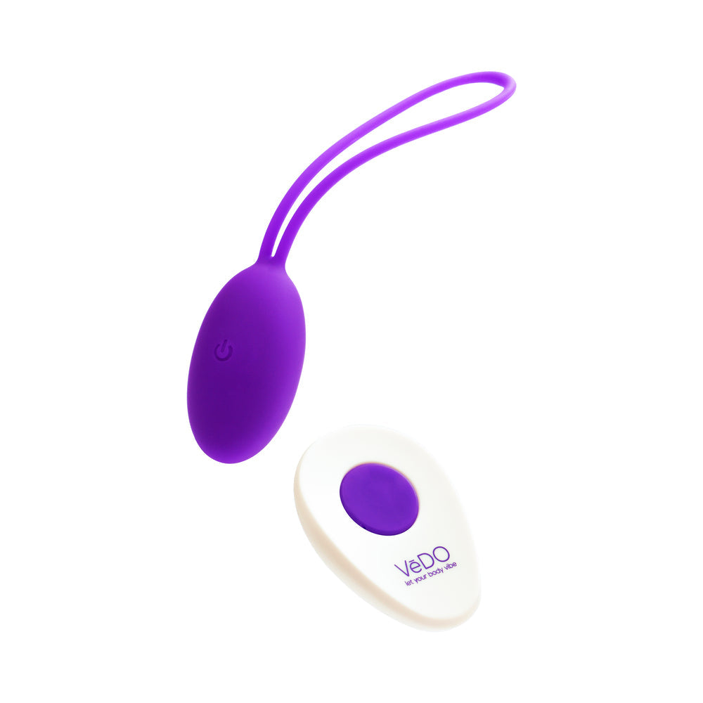 VeDO Peach Rechargeable Egg Vibe - Into You Indigo - Fantasies Boutique