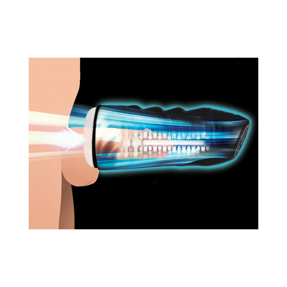 Jock 9X Sucking & Vibrating Masturbator White - Fantasies Boutique