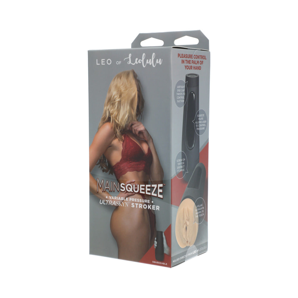 Main Squeeze - Leo of Leolulu  -  ULTRASKYN Stroker - Pussy Vanilla - Fantasies Boutique