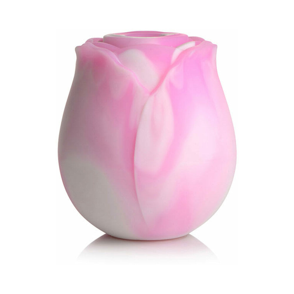 Curve Toys Gossip Cum Into Bloom Rechargeable Silicone Clitoral Stimulator Rose Dream Swirl - Fantasies Boutique