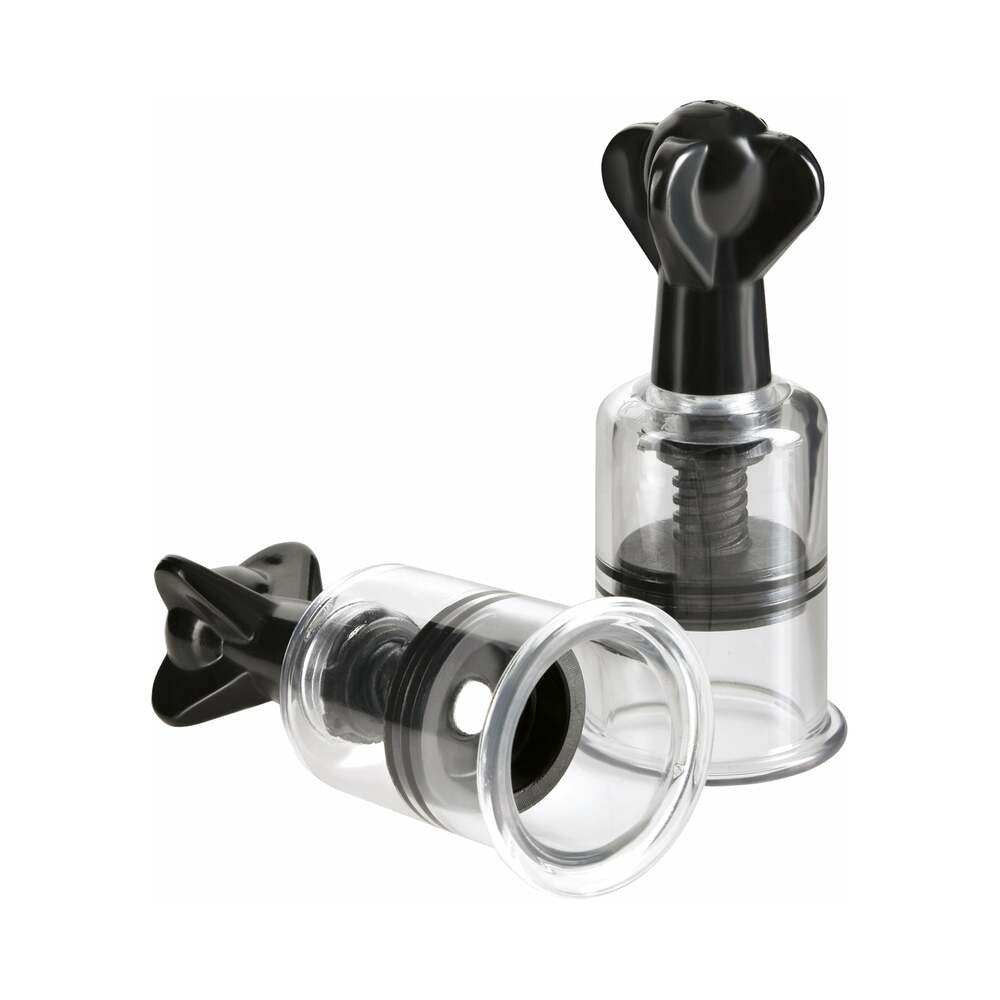 Fetish Fantasy Series Limited Edition Super Suckers Clear/Black - Fantasies Boutique