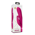 VIVE CHOU Rechargeable Silicone Rabbit Vibrator With Interchangeable Clitoral Sleeves Pink - Fantasies Boutique