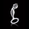 Icicles No. 46 Glass Prostate Massager 3.5 in. Clear