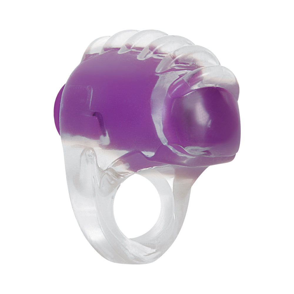 Evolved Ring True 3-Piece Vibrating Ring Set Clear/Purple - Fantasies Boutique