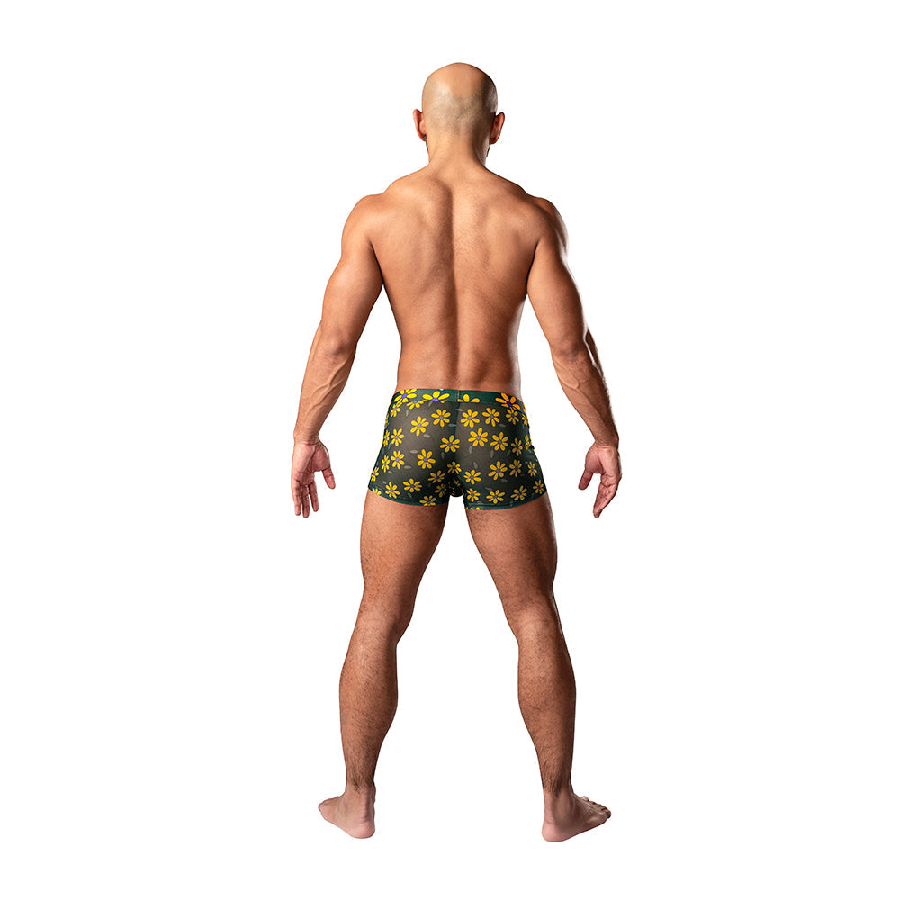 Male Power Petal Power Pouch Short Daisy Print XL
