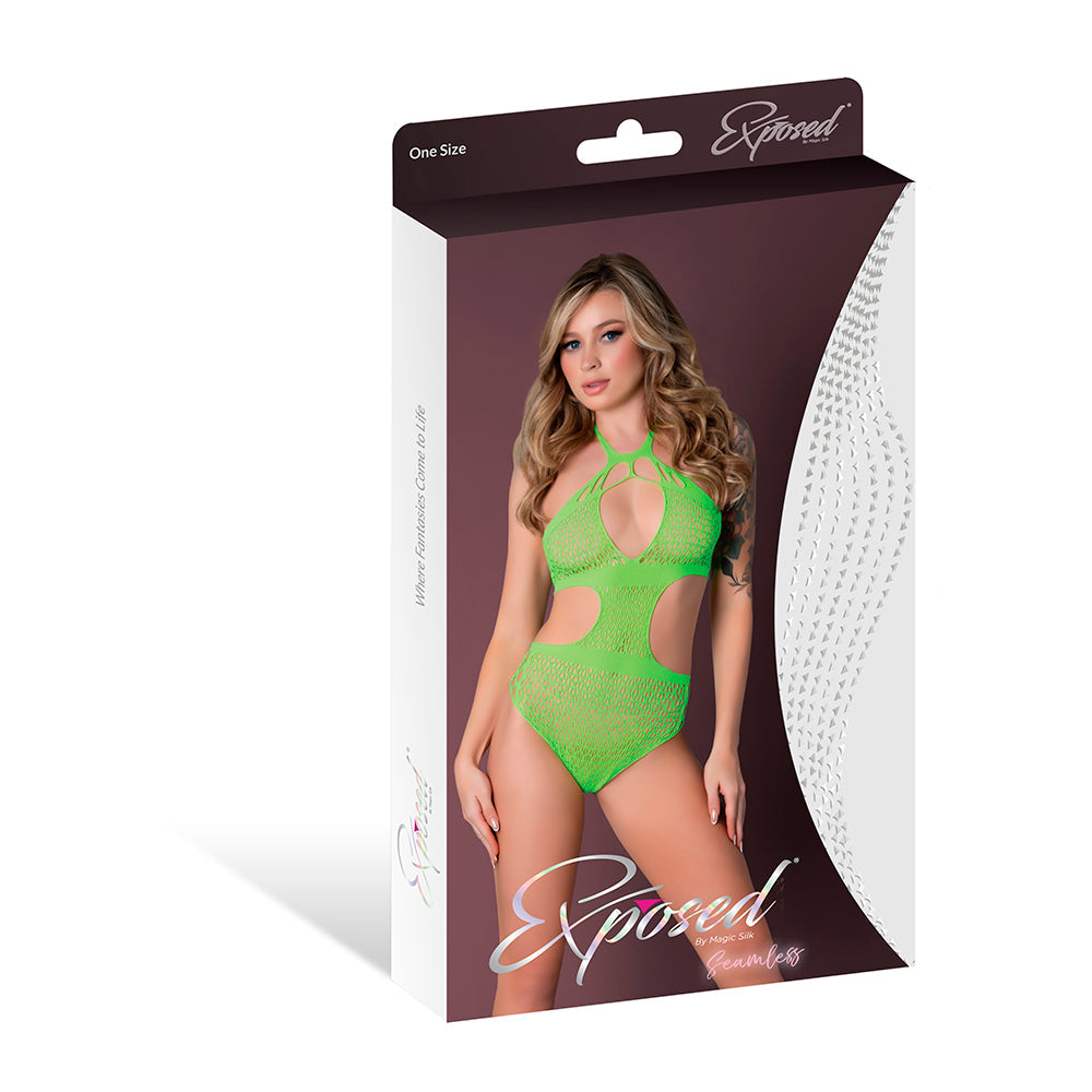 Magic Silk Seamless Boy Short Teddy Neon Lime O/S