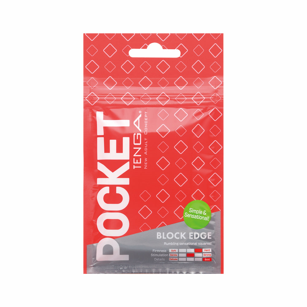 Tenga Pocket Masturbator Sleeve Block Edge - Fantasies Boutique