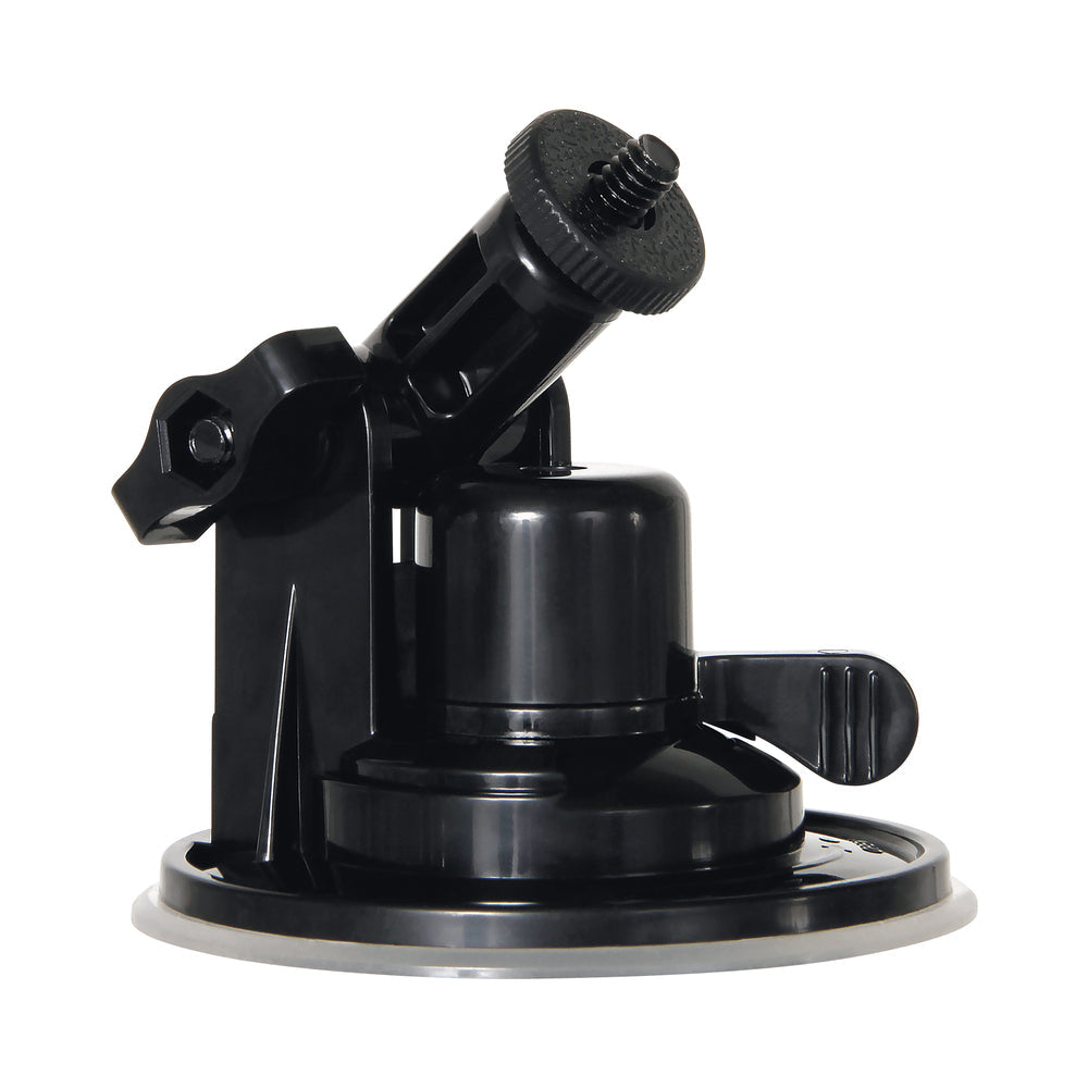 Evolved Thrust & Go Thrusting Vibrator With 2 Shafts and Suction Cup Base Black - Fantasies Boutique