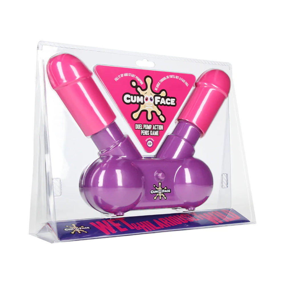 Cum Face Dual Pump Action Penis Game - Fantasies Boutique
