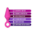 Blush Luxe Candy Rimmer Small Silicone Anal Plug Pink - Fantasies Boutique