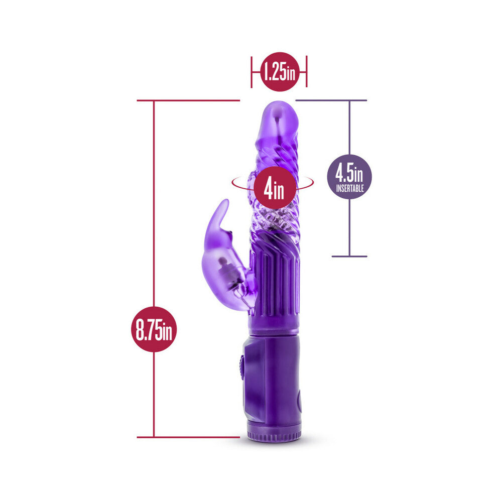 Blush B Yours Beginner's Bunny Rabbit Vibrator Purple - Fantasies Boutique