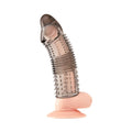 Blue Line 6.5 in. Triple Sensation Penis Enhancing Sleeve Extension - Fantasies Boutique