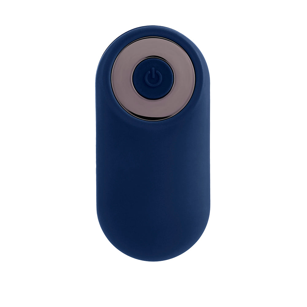 Playboy Pleasure Pleaser Warming Vibrating Prostate Massager Deep Ocean - Fantasies Boutique