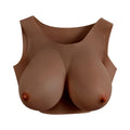 Gender X Undergarments Plate E-Cup Silicone Dark - Fantasies Boutique