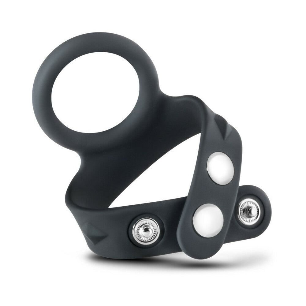 Performance VS7 Silicone Cock & Ball Strap Large Black - Fantasies Boutique