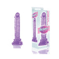The 9's Diclets 8in Jelly TPR Dong Purple - Fantasies Boutique
