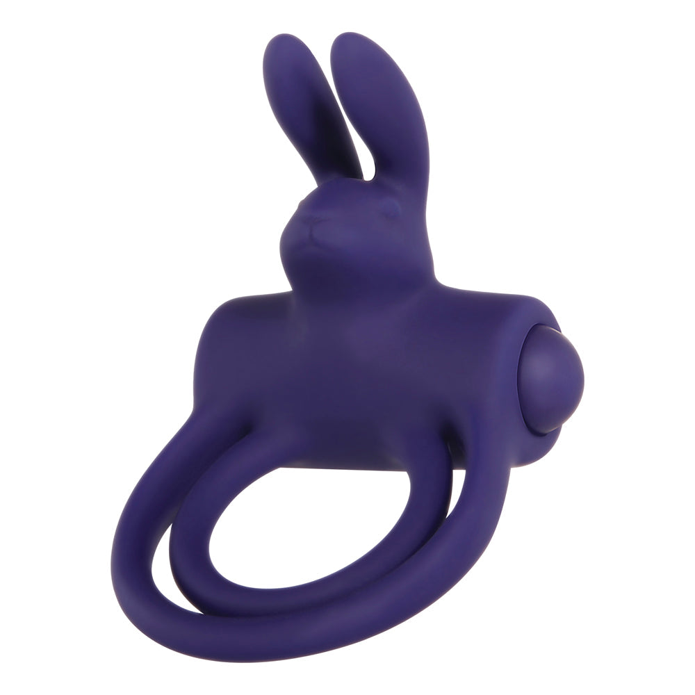 A&E Recharge Remote Rabbit Cockring Pur - Fantasies Boutique