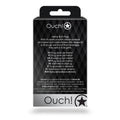 Ouch! Round Gem Butt Plug Small Silver/Diamond - Fantasies Boutique