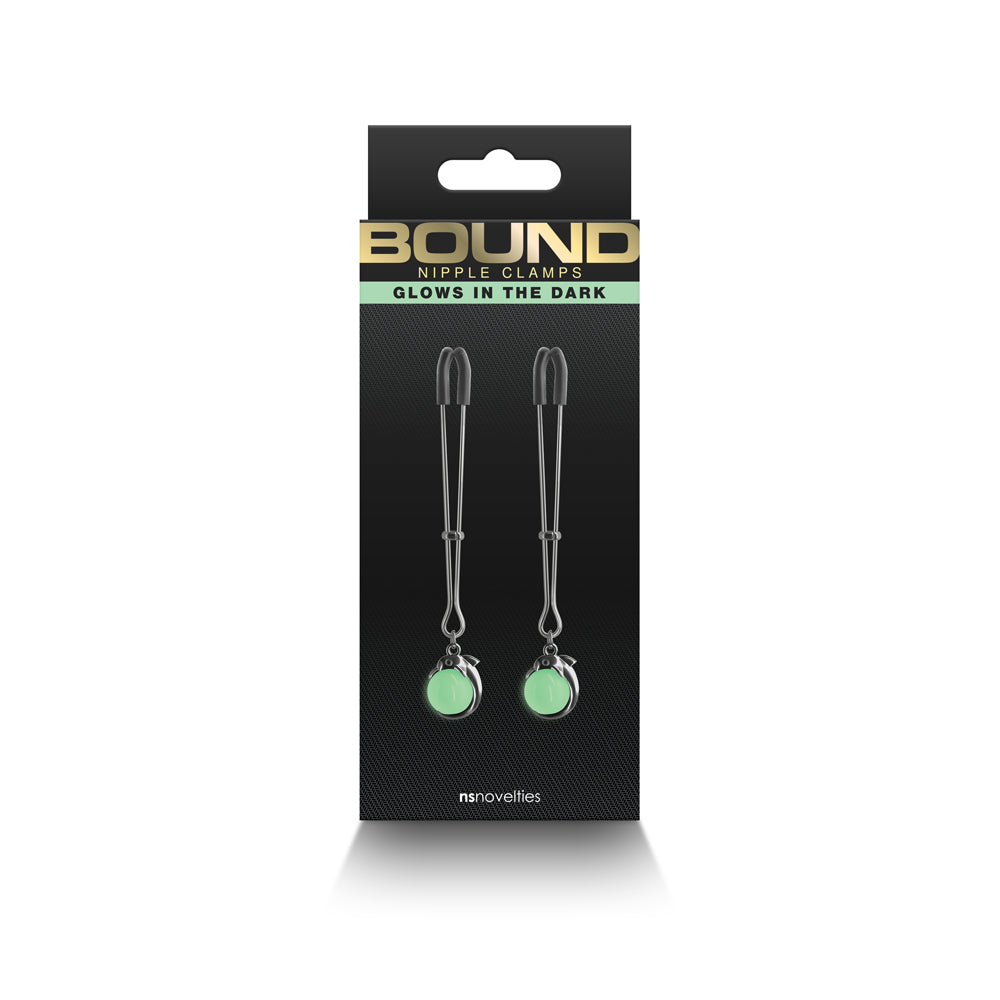 Bound Nipple Clamps G1 Gunmetal - Fantasies Boutique
