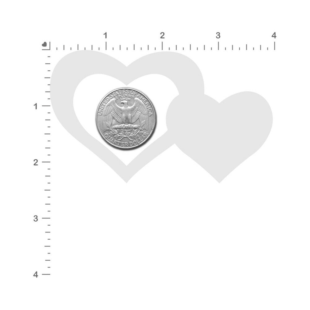 Pastease Peek-a-Boob: Red Glitter Heart Frame & Center Pasties