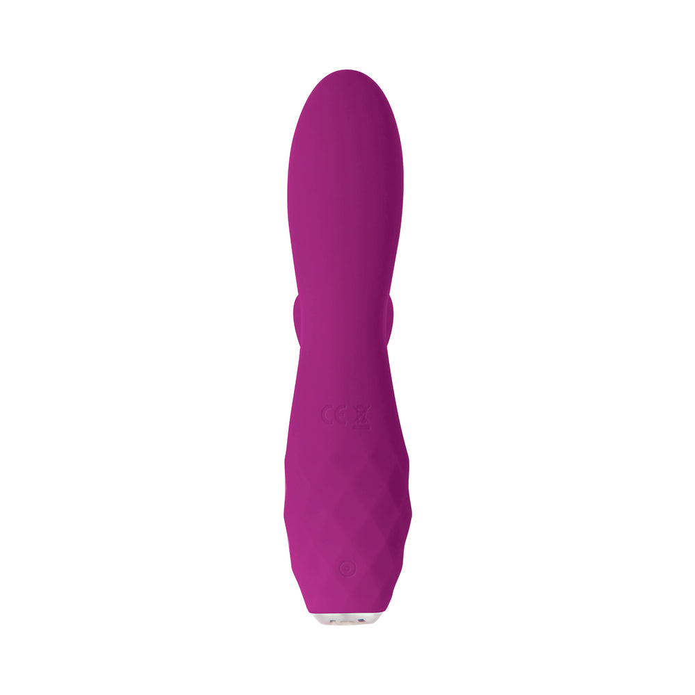 Evolved Glimmer Light-Up Rechargeable Silicone Dual Stimulator Purple - Fantasies Boutique