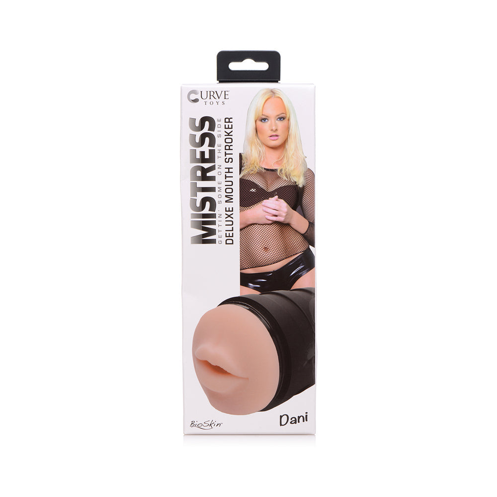 Curve Toys Mistress Dani Deluxe Mouth Stroker Light - Fantasies Boutique