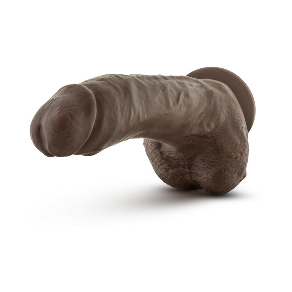 Dr. Skin Mr. Mayor Realistic 9 in. Dildo with Balls Brown - Fantasies Boutique