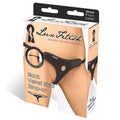 Lux Fetish Black Velvet Bikini Strap-On - Fantasies Boutique